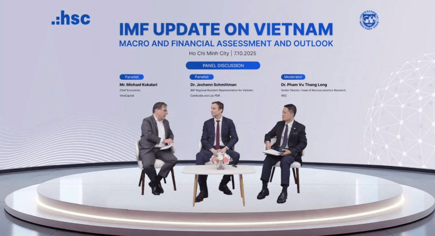 HSC phối hợp cùng IMF tổ chức hội thảo “Cập nhật kinh tế Việt Nam - Triển vọng vĩ mô và tài chính”